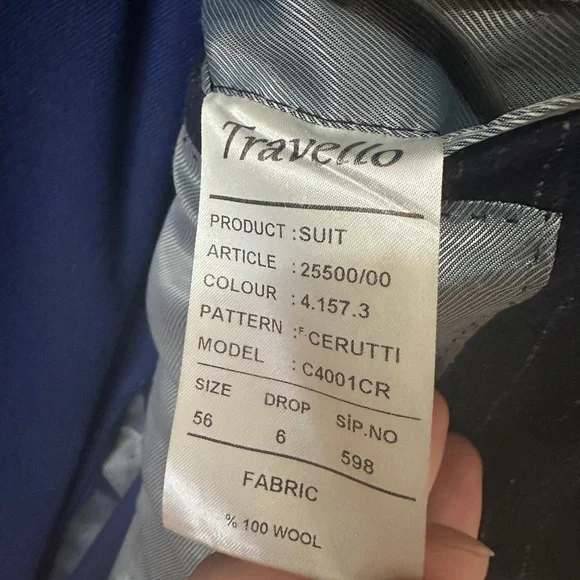 100% Italian Wool Men’s Blazer
